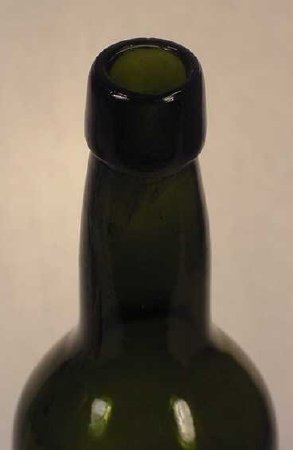 Dark Green Wine Or Beer Bottle