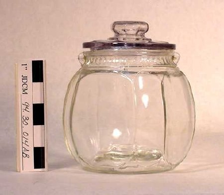 Large Glass Candy Jar w/ Lid
