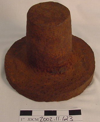 Hat-Shaped Iron Stamp mill Sho