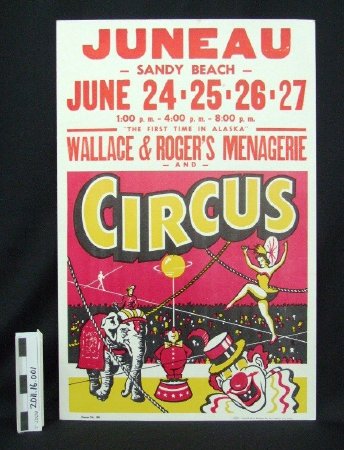 Wallace & Roger's Menagerie and Circus Poster