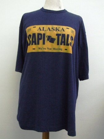 T-shirt, front, Capitals, ulitimate frisbee