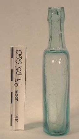 Plain Aqua Medicine Bottle