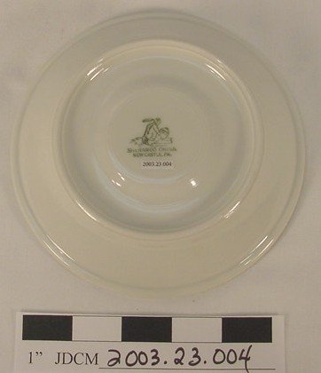 China Saucer with I.O.O.F. Log