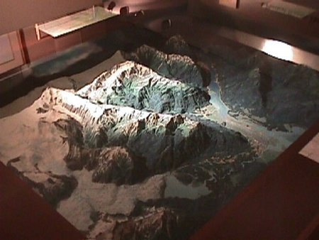 Relief Map Of Juneau in Large