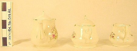 3-Piece Toy China Tea Set