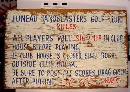 Juneau Sandblasters Golf Club