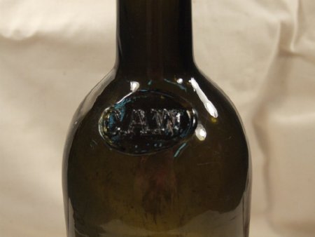 C.A.W. bottle detail