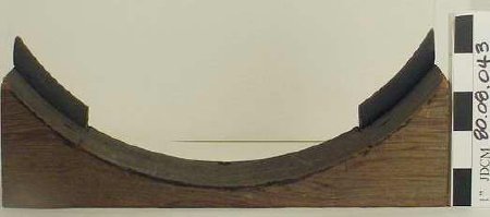 Wooden Pattern Piece; concave