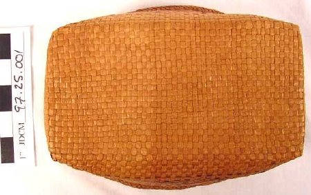 Cedar Bark Rectangular Basket