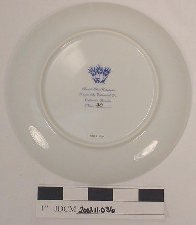 1996 Blue Chateau Plate 