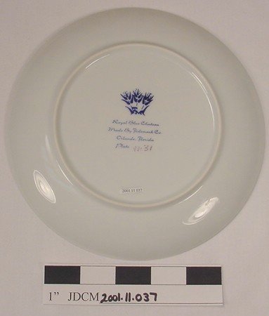 1997 Blue Chateau Plate 