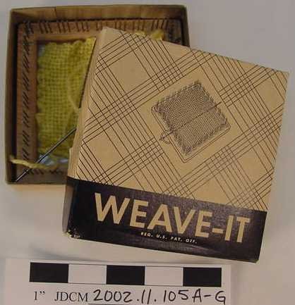WEAVE-IT Hand Loom with Yellow