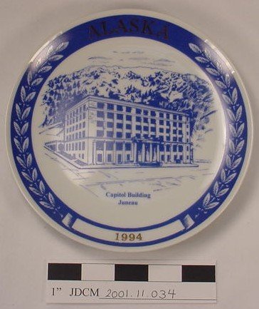 1994 Blue Chateau Plate 