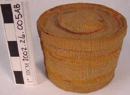 Tlingit Spruce Root Basket w/