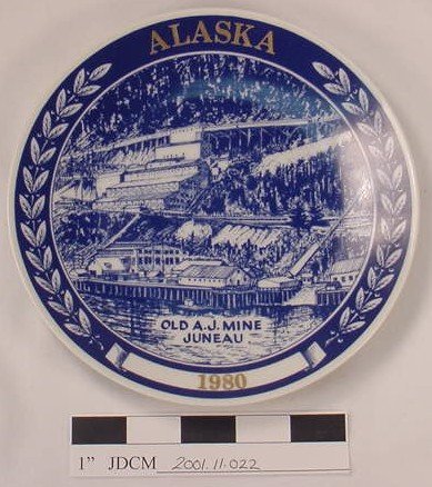 1980 Blue Chateau Plate 