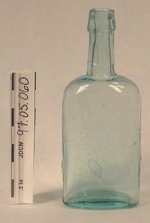 Plain Aqua Medicine Bottle