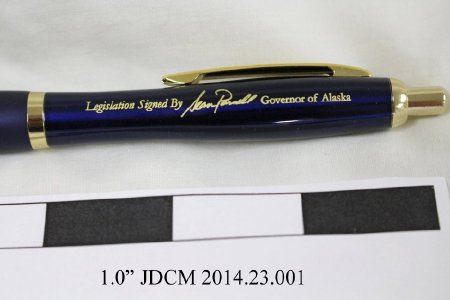 Legislation Signing Pen for Walter Soboleff Day