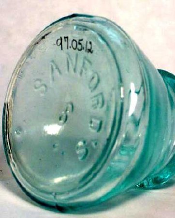 Small Aqua Ink Bottle