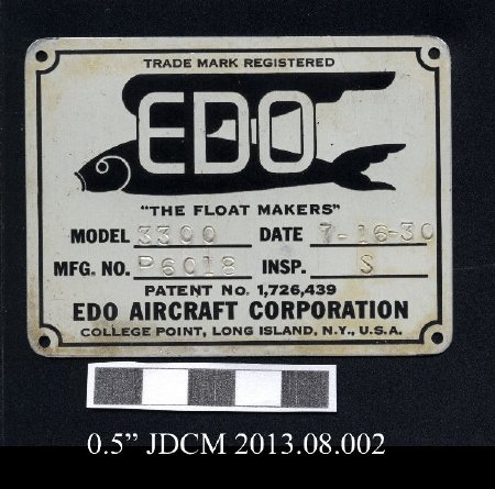 EDO Aircraft ID Tag