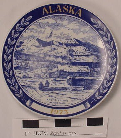 1973 Blue Chateau Plate 