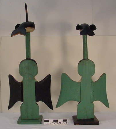 Two Model Totem Poles, c. 1950