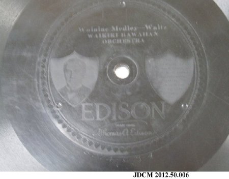 Edison Diamond Disc 80 RPM Record