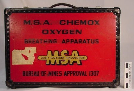 M.S.A. Chemox Oxygen Breathing
