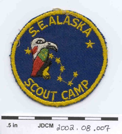 Round Blue SE Alaska Scout Cam