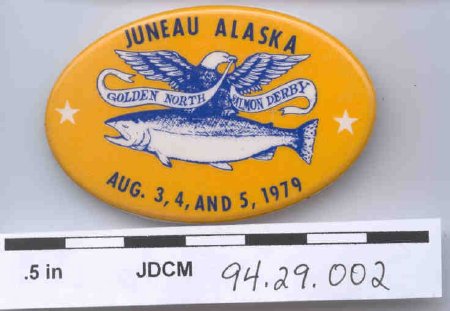 1979 Salmon Derby Button