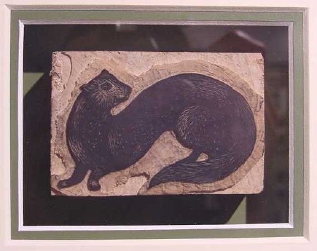 Framed Wood Engraving Block &