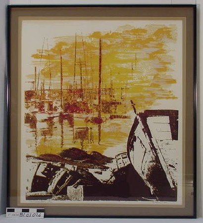 The Fishing Boats Ink Print