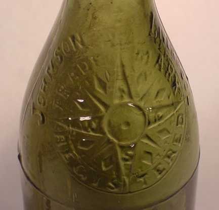 Lt. Olive Green Beer Bottle