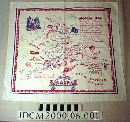 Alaska Flag / Map Tablecloth