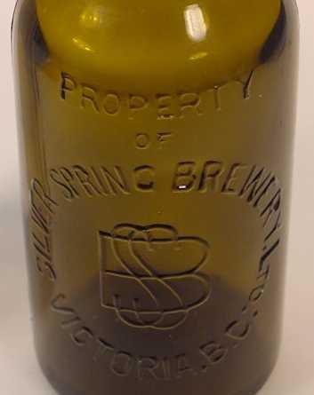 Medium Olive Green Beer Bottle