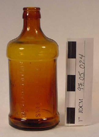Large Amber Ink Bottle
