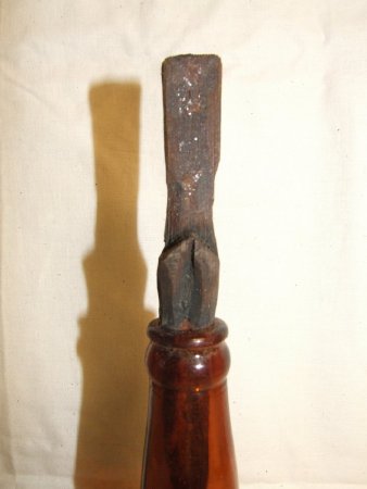 Oil Bottle Wooden Stopper - Detail