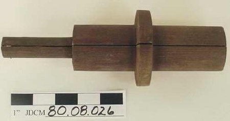 Wooden Pattern Piece, Cylindri