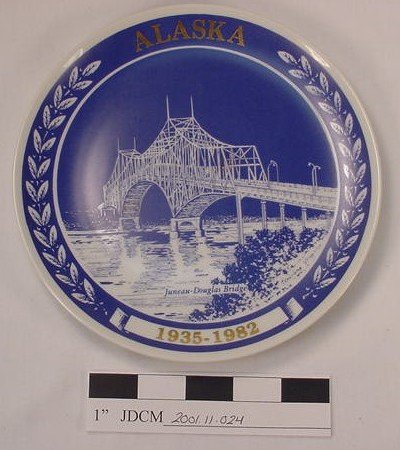 1935-1982 Blue Chateau Plate 