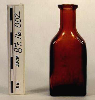 Brown Glass Household Bottle
