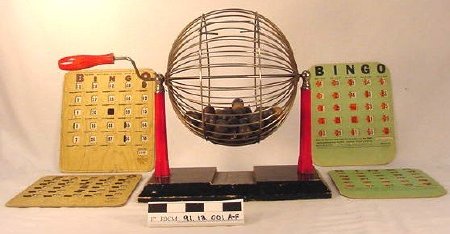 Bingo: Balls, Cage, and Cards