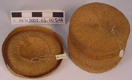 Tlingit Spruce Root Basket w/