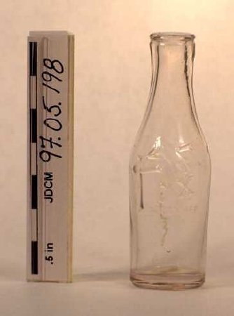 Small Clear Fox Bottle