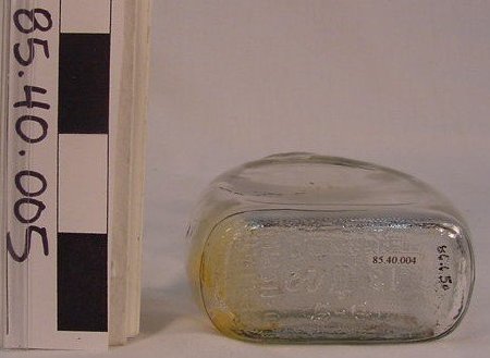 Clear  Crown Colored Flask Liq