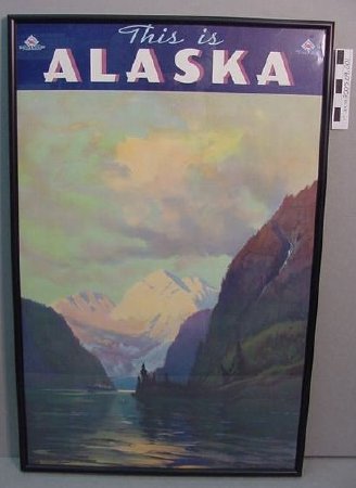 Alaska Pacific Steamship Company, Lithograph Poster