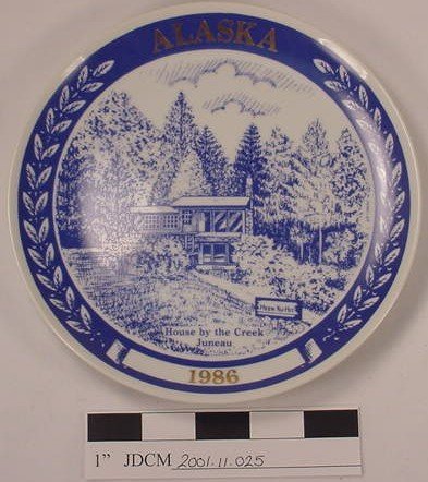 1986 Blue Chateau Plate 