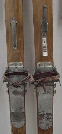 Pair of Wooden Skis