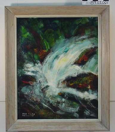 Abstract Waterfall Painting