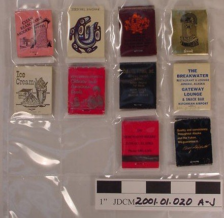 10 Matchbooks w/ Restaurant Ad