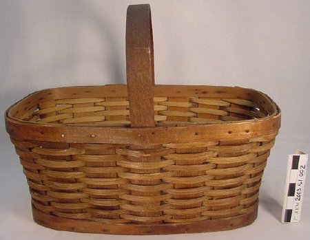 Oval Basket w/ Wooden Bottom &