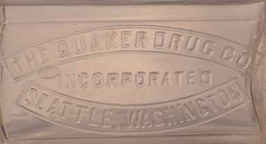 Clear Quaker Drug Co. Medicine